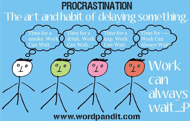 Procrastination Meaning In English