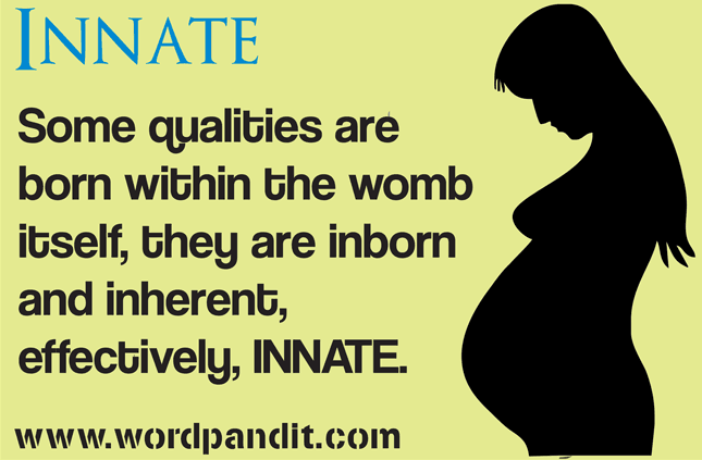 5 letter words using innate