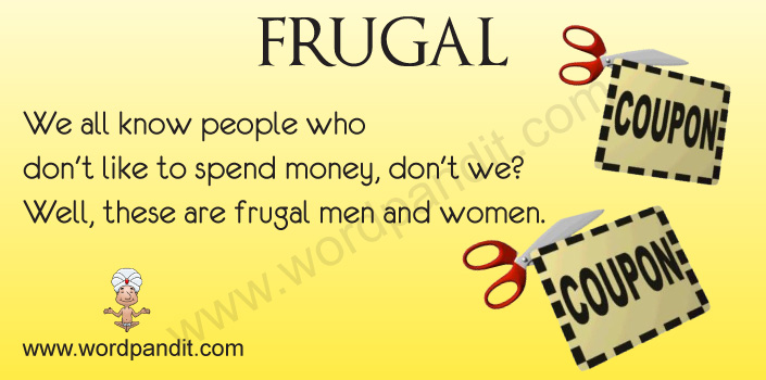 What does on sale frugal mean