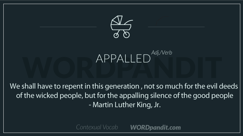 Appalled – Wordpandit