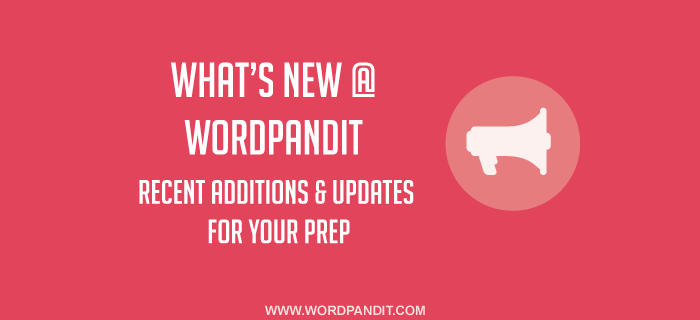 What’s New: 16th November, 2016