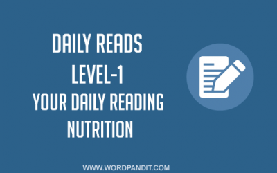 Daily Reads-17 (Level-1)