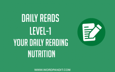 Daily Reads-16 (Level-1)