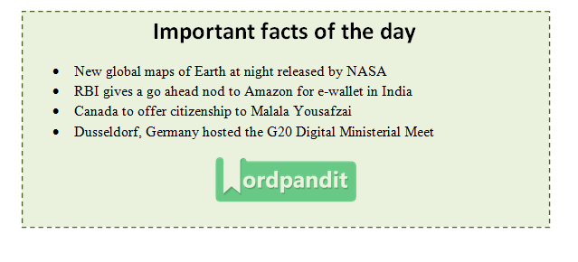Daily Current Affairs 13 april 2017