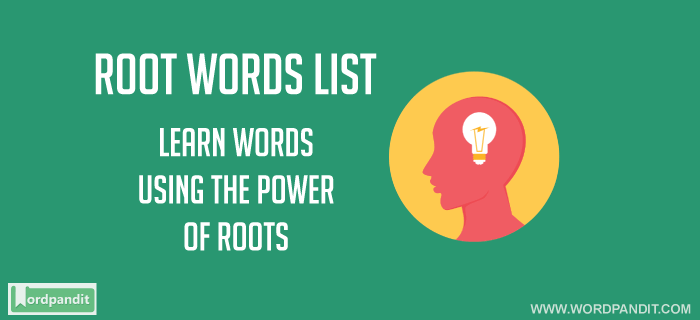 root words list