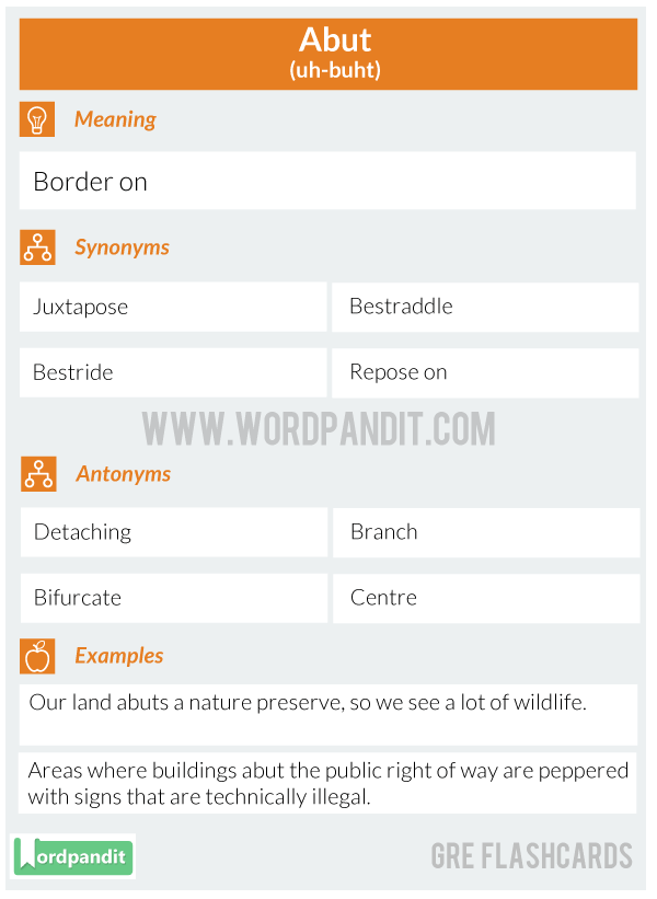 Abut-GRE-Flashcard