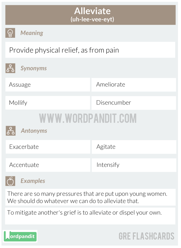 Alleviate-GRE-Flashcard