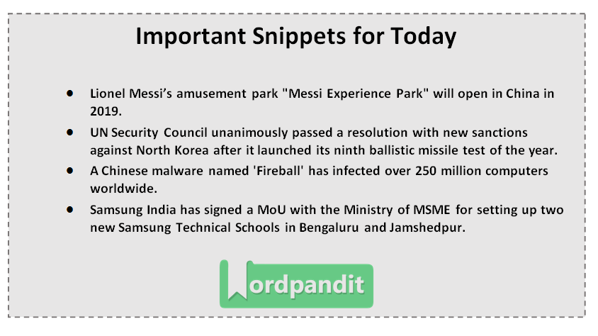 Current Affairs Quiz June 3 2017