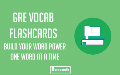 Affluent GRE Vocabulary Flashcard