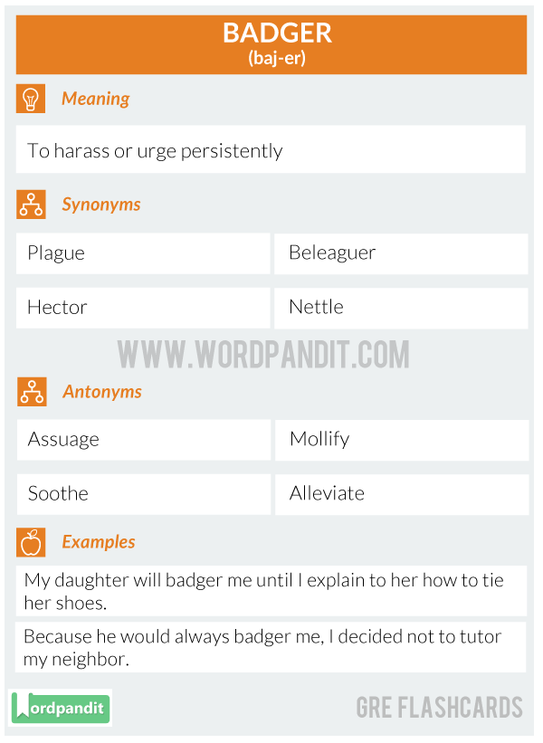 Badger-Gre-Flashcard