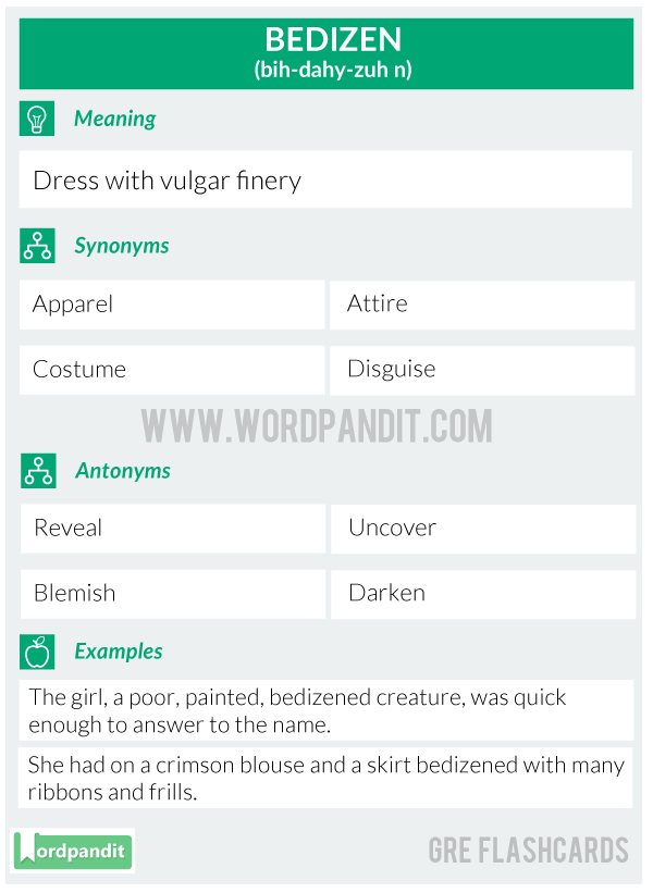 Bedizen-Gre-Flashcard