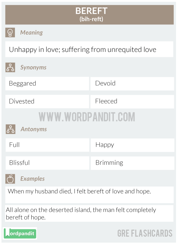 Bereft-Gre-Flashcard