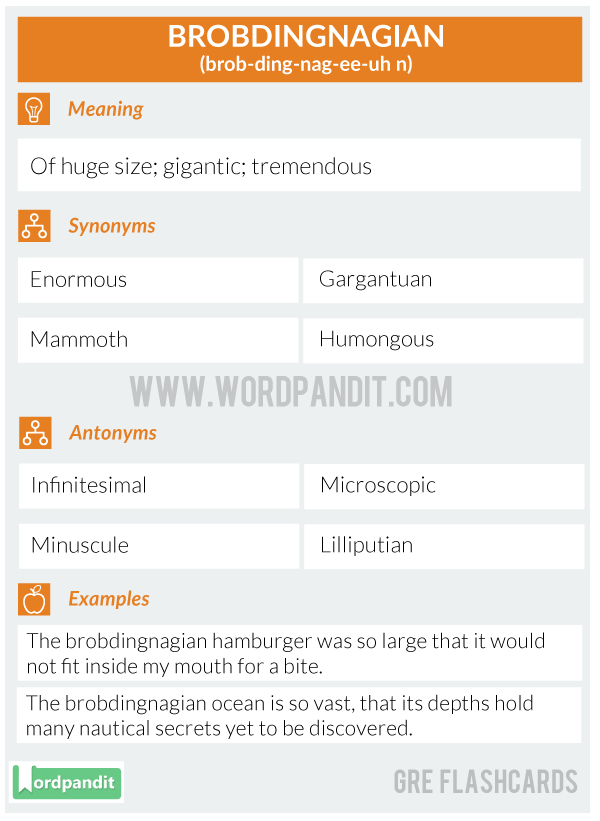 Brobdingnagian-Gre-Flashcard