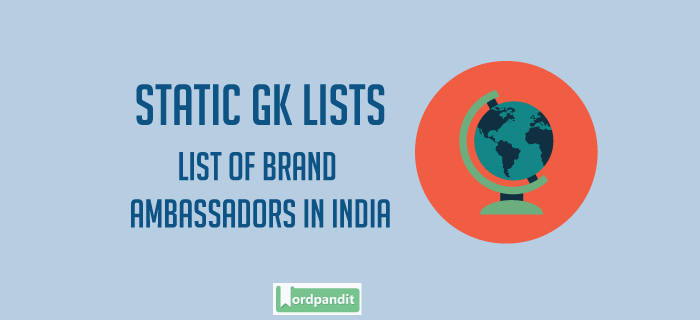 List of Brand Ambassadors in India 2022