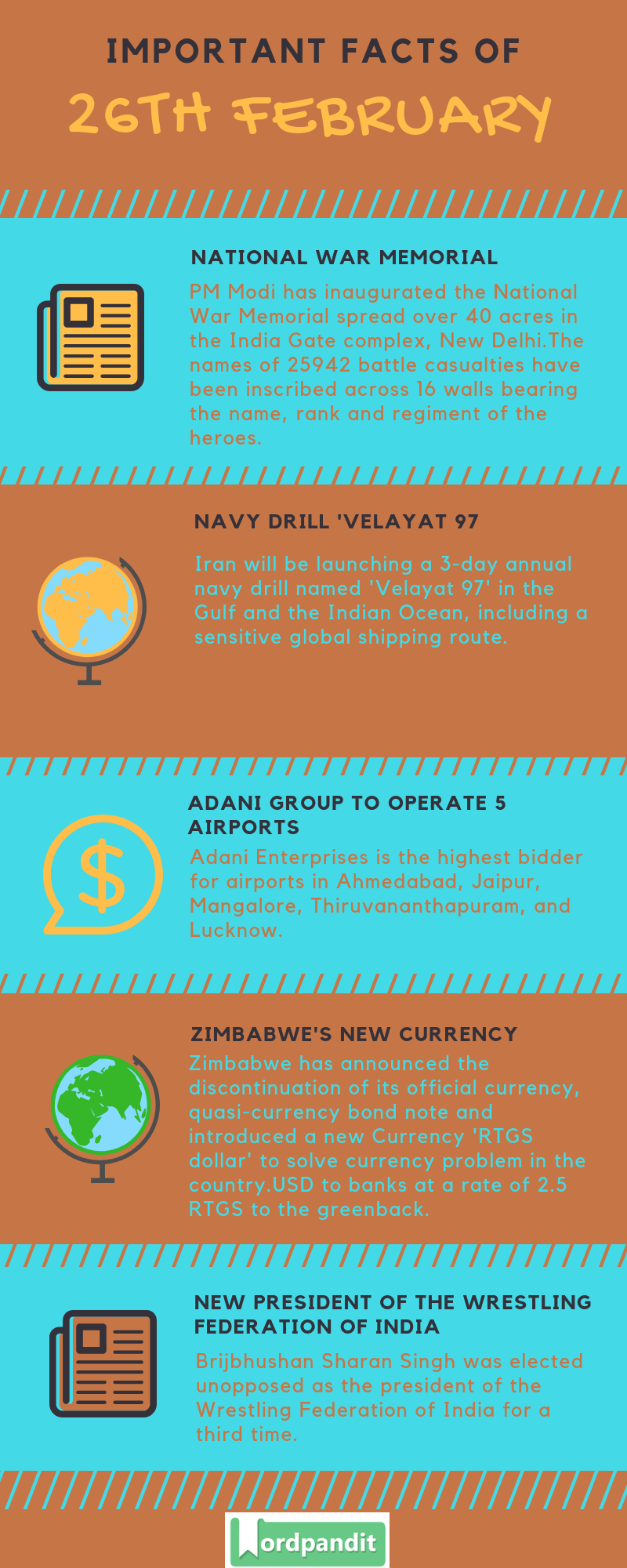 Daily Current Affairs 26 February 2019 Current Affairs Quiz 26 February 2019 Current Affairs Infographic