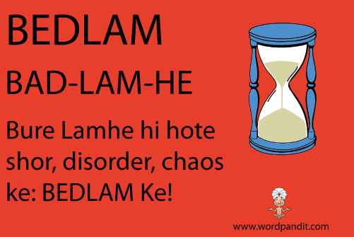 picture and mnemonic for bedlam