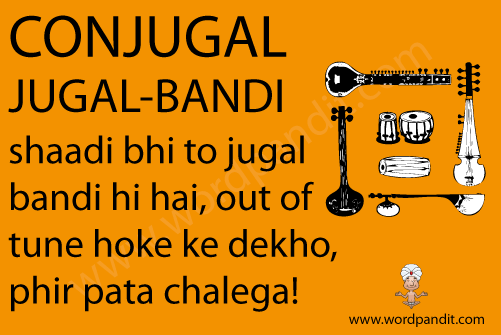 picture and mnemonic for conjugal