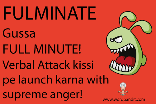 picture and mnemonic for fulminate