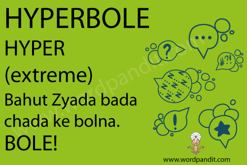 picture and mnemonic for hyperbole