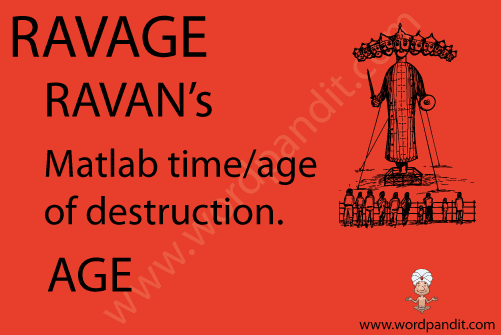 picture and mnemonic for ravage