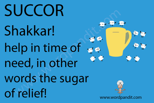 picture and mnemonic for succor