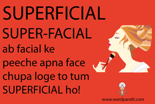 picture and mnemonic for superficial