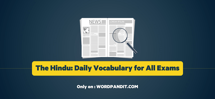 Learn For Job - 🔰 Wednesday, 13 January 2021 🔰 ○The Hindu Vocabulary For  All Competitive Exams. 1. DISMANTLE (VERB): (विघटित करना) : take apart  Synonyms: pull apart, deconstruct Antonyms: assemble Example