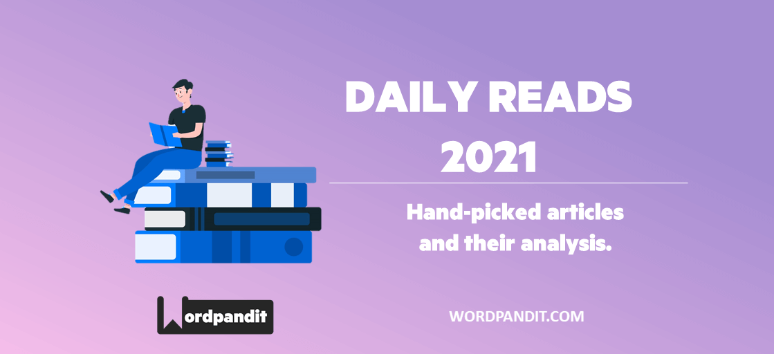 Daily Reads-2021: Article-1 - Wordpandit