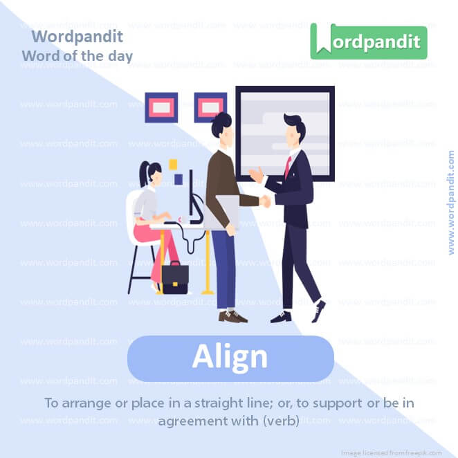 Align Picture Vocabulary
