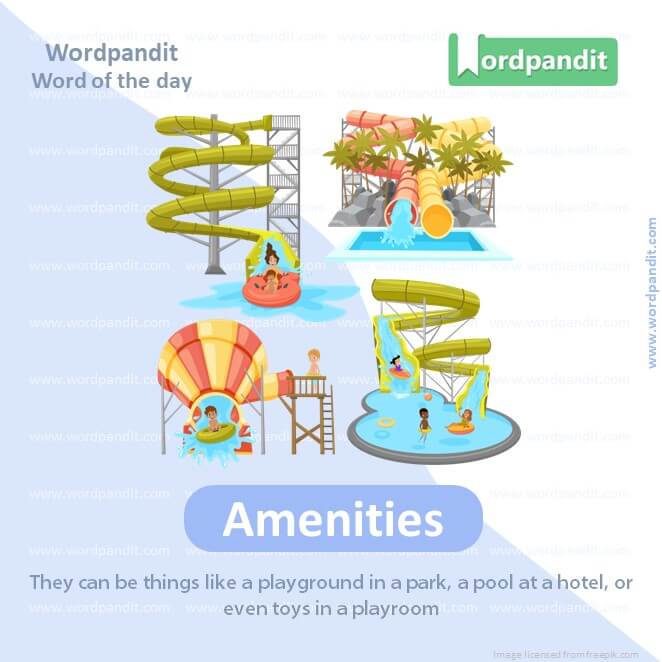 Amenities Picture Vocabulary