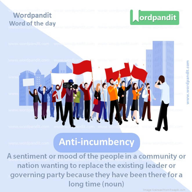 Anti Incumbency Picture Vocabulary