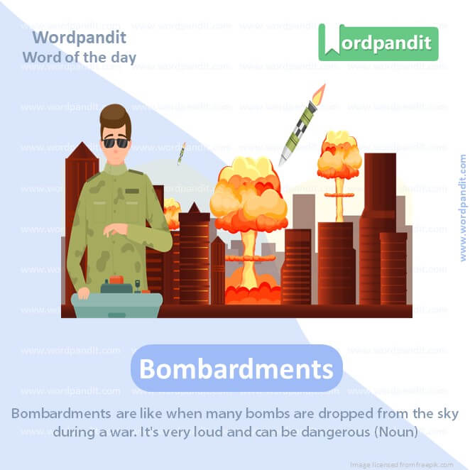 Bombardments Picture Vocabulary