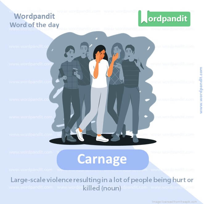 Carnage Picture Vocabulary