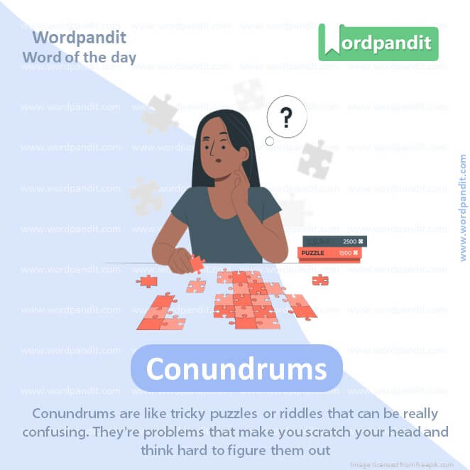 Conundrums Picture Vocabulary