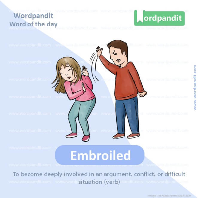 Embroiled Picture Vocabulary
