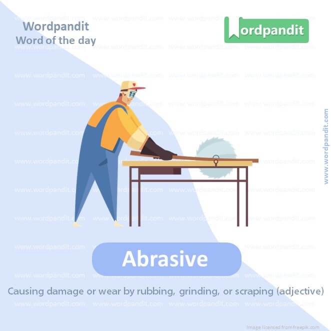Abrasive Picture Vocabulary