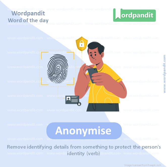 Anonymise Picture Vocabulary