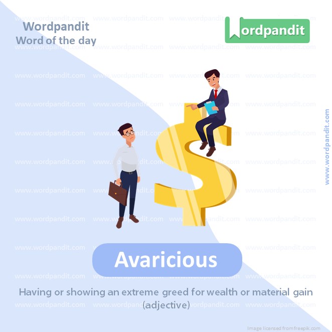 Avaricious Picture Vocabulary