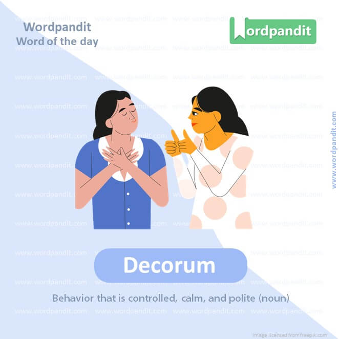 Decorum Picture Vocabulary