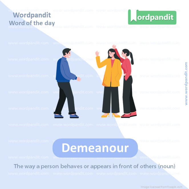 Demeanour Picture Vocabulary