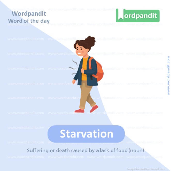 Starvation Picture Vocabulary