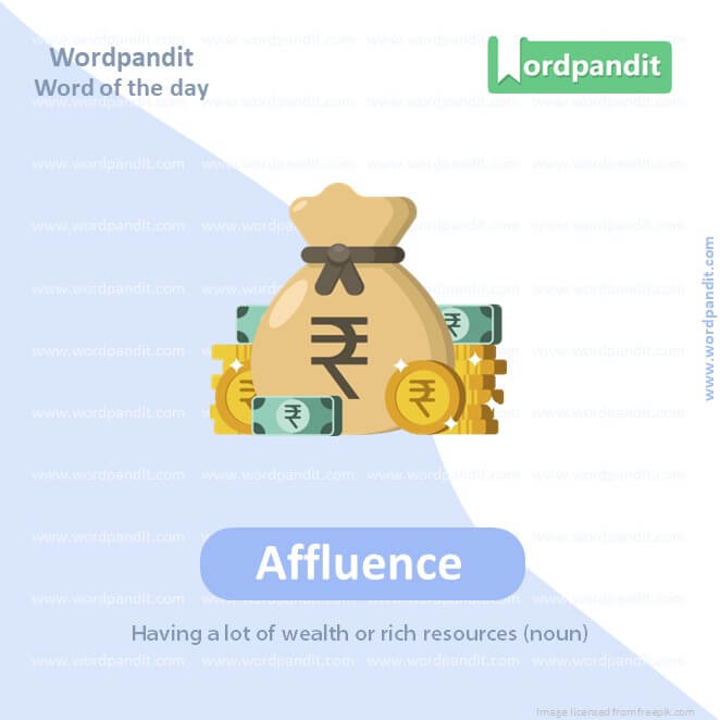 Affluence Picture Vocabulary