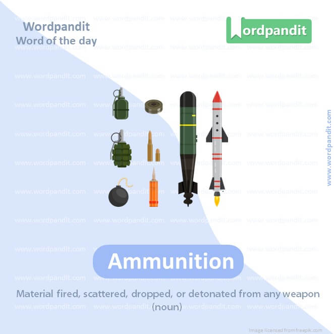 Ammunition Picture Vocabulary