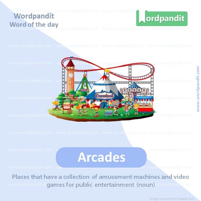 Arcades Picture Vocabulary