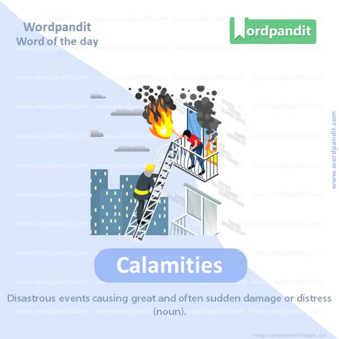 Calamities Vocabulary Picture
