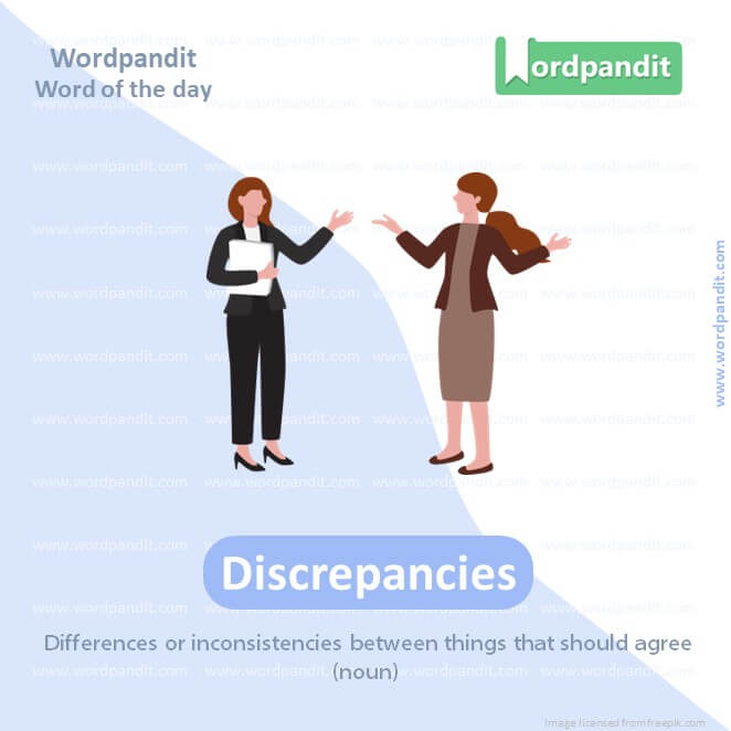 Discrepancies Picture Vocabulary