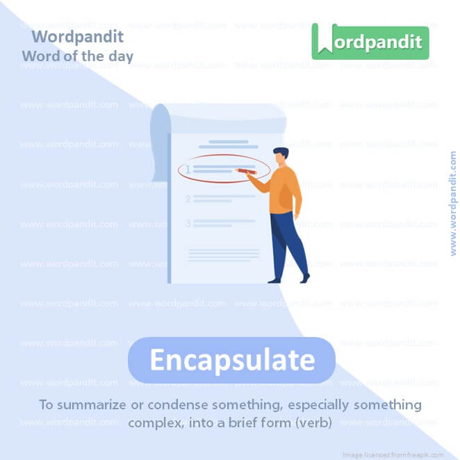 Encapsulate Picture Vocabulary