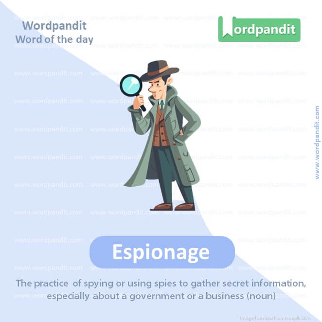 Espionage Picture Vocabulary