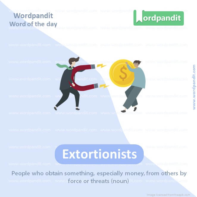 Extortionists Picture Vocabulary