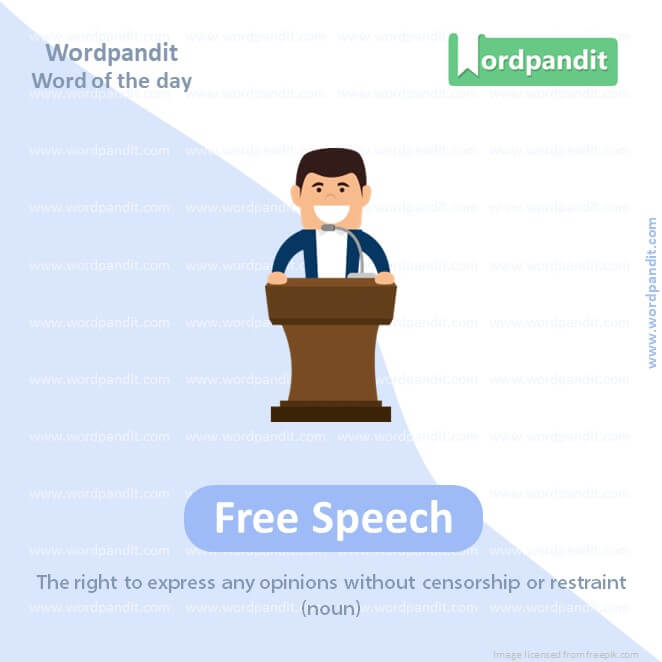 Free Speech Picture Vocabulary